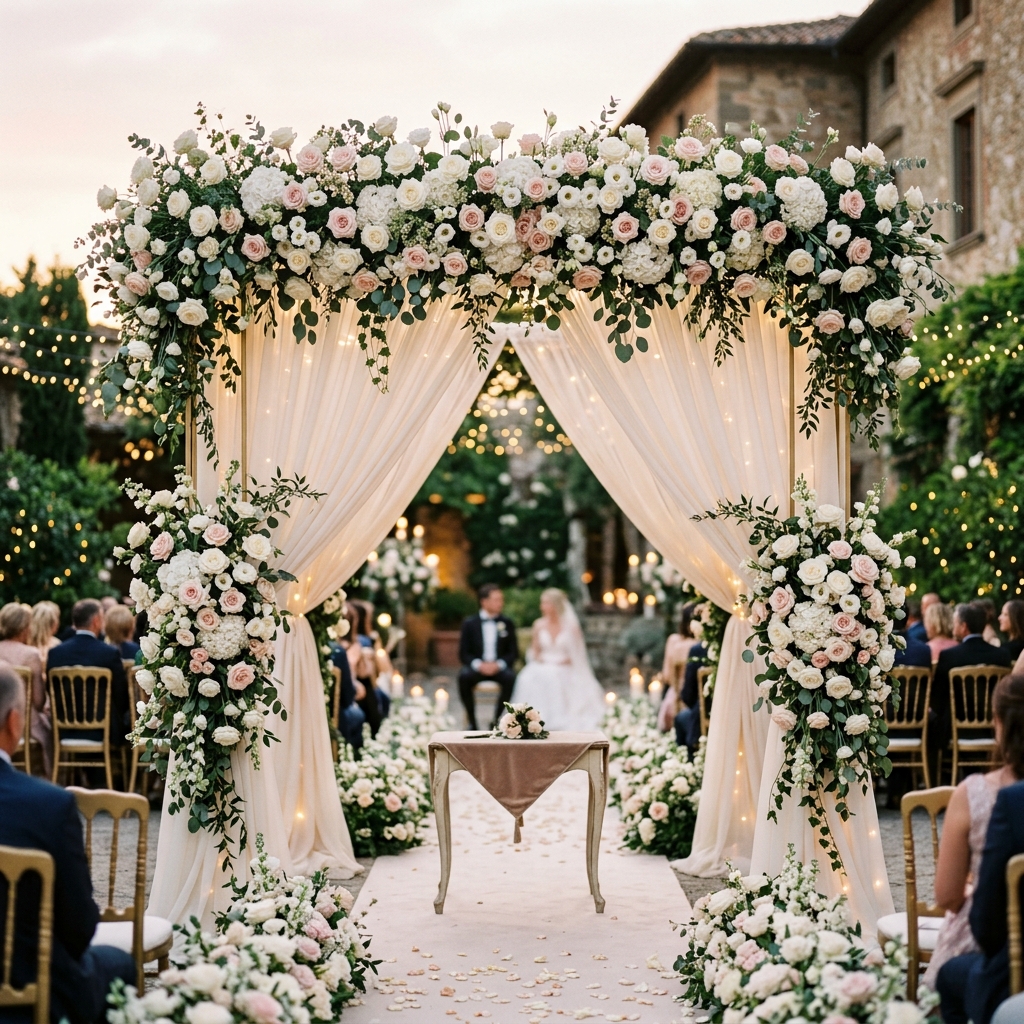 Canopy Arches, Pipes and Drapes